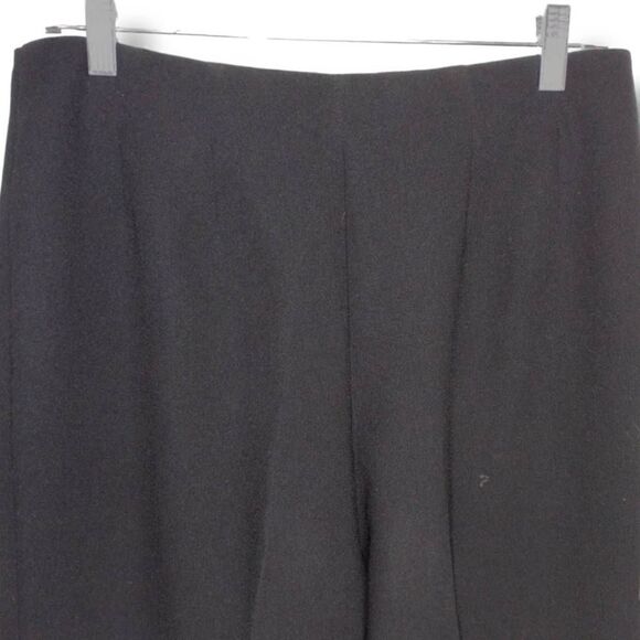 Vtg Emma James Womens Pants Sz 8 Black Crepe Straight Dressy Narrow - Picture 6 of 11